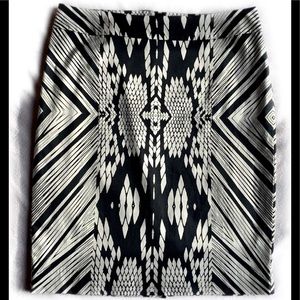 Calvin Klein Paneled Pencil Skirt Gorgeous pattern